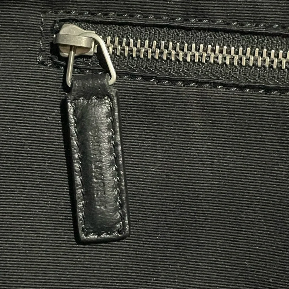 NWOT* SAINT LAURENT Canvas Drawstring Bag with Palm Print